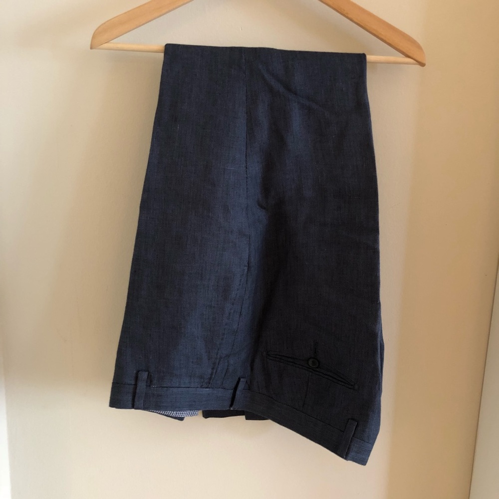 Banana Republic Men’s blue linen dress pants